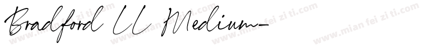 Bradford LL Medium字体转换